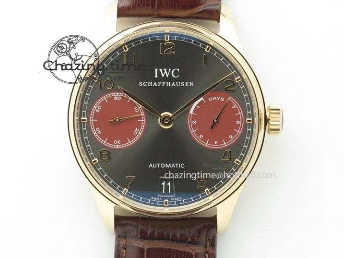 MIROTIME 0417 Sustainable Portuguese IW545408 White Dial ZF 1:1 Best Edition On Dark Blue Leather Strap 7335